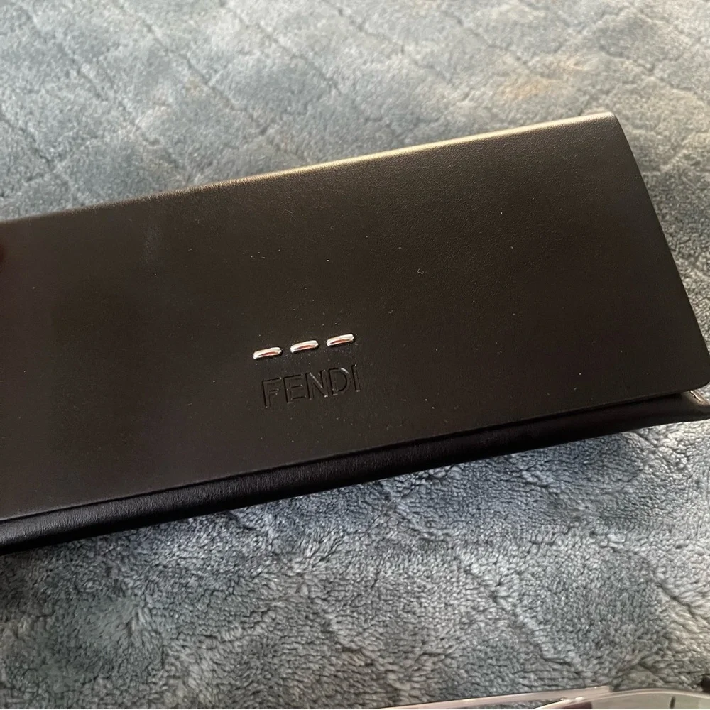 Fendi Silver‎ and Black Women's Sunglasses